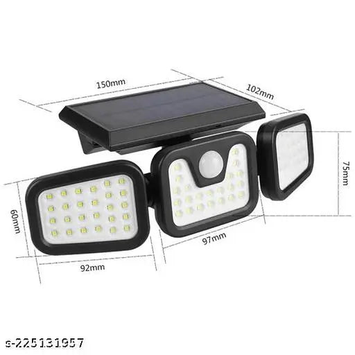 مصباح شمسي خارجي 112 LED مقاوم للماء مع مستشعر حركة FL-1725A - Lampe Solaire Extérieure Étanche 112 LED avec Détecteur de Mouvement FL-1725A