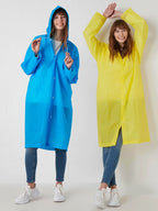 Manteau imperméable à capuche transparent, léger et réfléchissant,