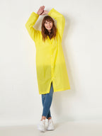 Manteau imperméable à capuche transparent, léger et réfléchissant,