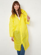 Manteau imperméable à capuche transparent, léger et réfléchissant,