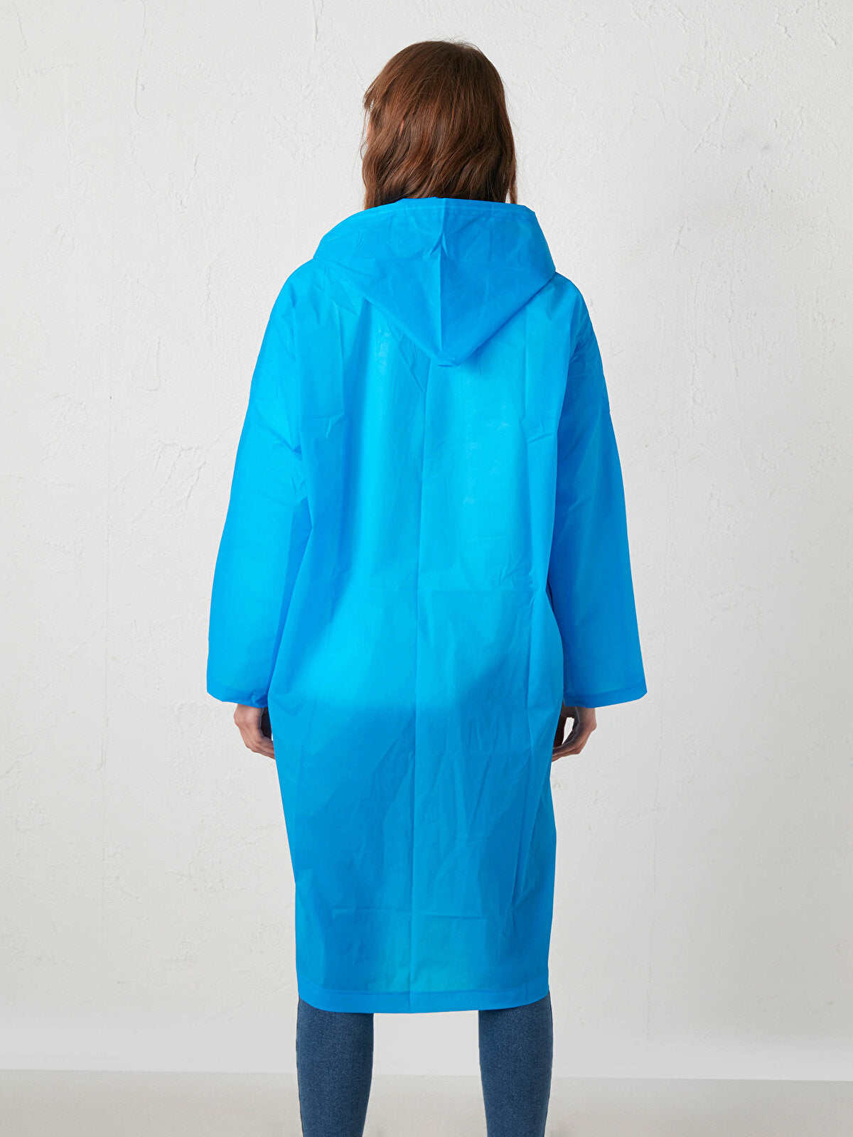 Manteau imperméable à capuche transparent, léger et réfléchissant,