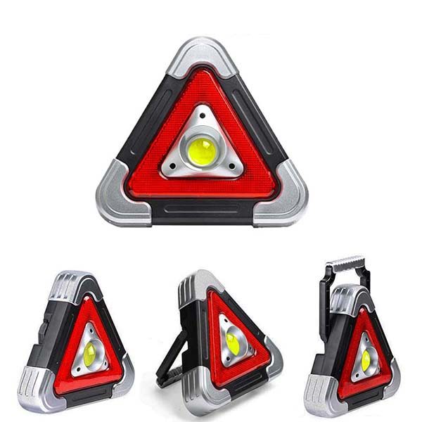 مثلث تحذير LED شمسي متعدد الوظائف HB-6609 - Triangle d'Alerte LED Solaire Multifonctionnel HB-6609