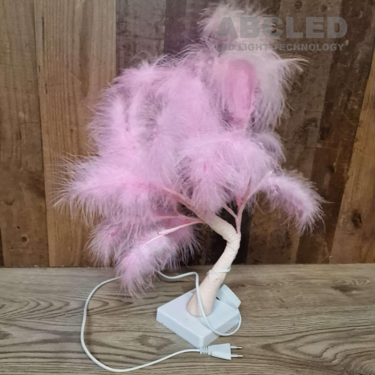 مصباح طاولة بجانب السرير على شكل شجرة مضيئة 45 سم / 220 فولت - وردي - Lampe a chevet en forme D’Arbre Lumineux 45cm / 220V- Rose