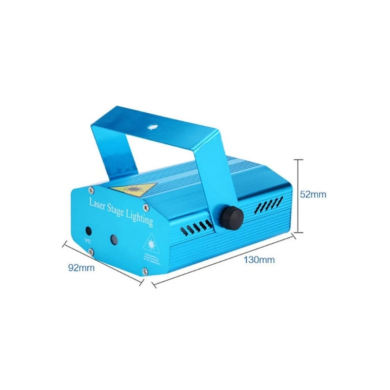 Projecteur de lumières laser LED RG stroboscopique à commande vocale 3 modes