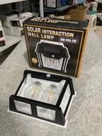 مصباح جداري شمسي خارجي مقاوم للماء مع مستشعر حركة - Applique Murale Solaire Étanche IP65 avec Détecteur de Mouvement