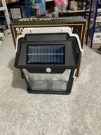 مصباح جداري شمسي خارجي مقاوم للماء مع مستشعر حركة - Applique Murale Solaire Étanche IP65 avec Détecteur de Mouvement