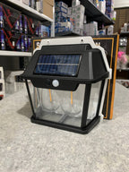 مصباح جداري شمسي خارجي مقاوم للماء مع مستشعر حركة - Applique Murale Solaire Étanche IP65 avec Détecteur de Mouvement