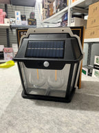 مصباح جداري شمسي خارجي مقاوم للماء مع مستشعر حركة - Applique Murale Solaire Étanche IP65 avec Détecteur de Mouvement