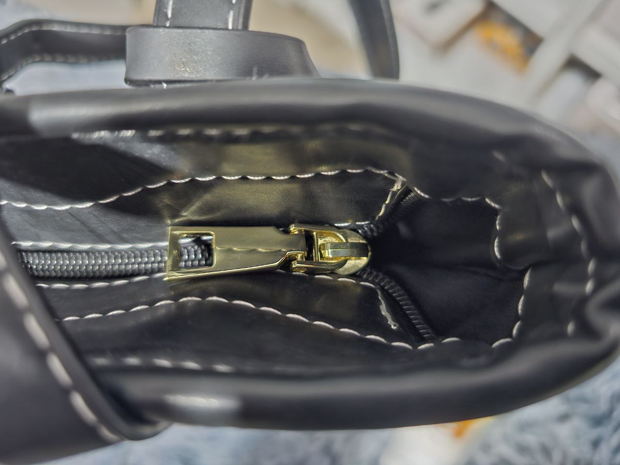 حقيبة كتف نسائية مبطنة بتصميم مربعات عتيق سعة كبيرة - Sac à bandoulière pied-de-poule Vintage pour femmes grande capacité