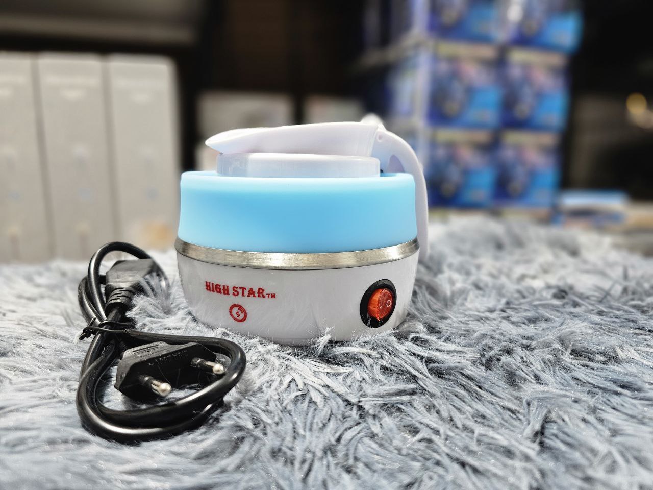 Bouilloire électrique pliable en silicone ,portable Avec indicateur de mise hors tension غلاية كهربائية قابلة للطي محمولة سيليكون