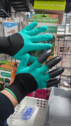 قفازات حدائق بمخالب للحفر والزراعة - Gants de Jardinage avec Griffes Intégrées
