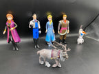مجموعة شخصيات فروزن 6 قطع - إلسا، آنا، أولاف - Ensemble Figurines La Reine des Neiges 6 Personnages - Elsa, Anna, Olaf