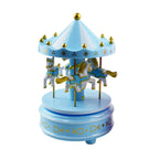 Carrousel Music Box Rotatif à 4 Chevaux Classique Melody