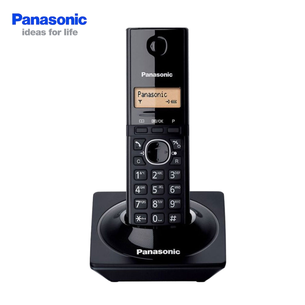 Panasonic Téléphone Numérique Sans Fil KX-TG1711 - هاتف أرضي لاسلكي بخاصية تسجيل الأرقام مع شاشة رقمية