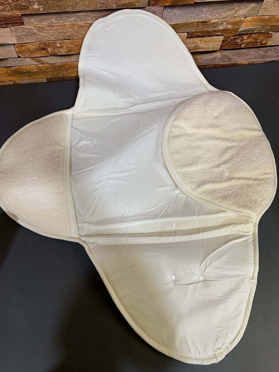 بطانية قماط دافئة وناعمة لحديثي الولادة بغطاء رأس - Gigoteuse d'Emmaillotage Chaude et Douce pour Nouveau-né avec Capuche