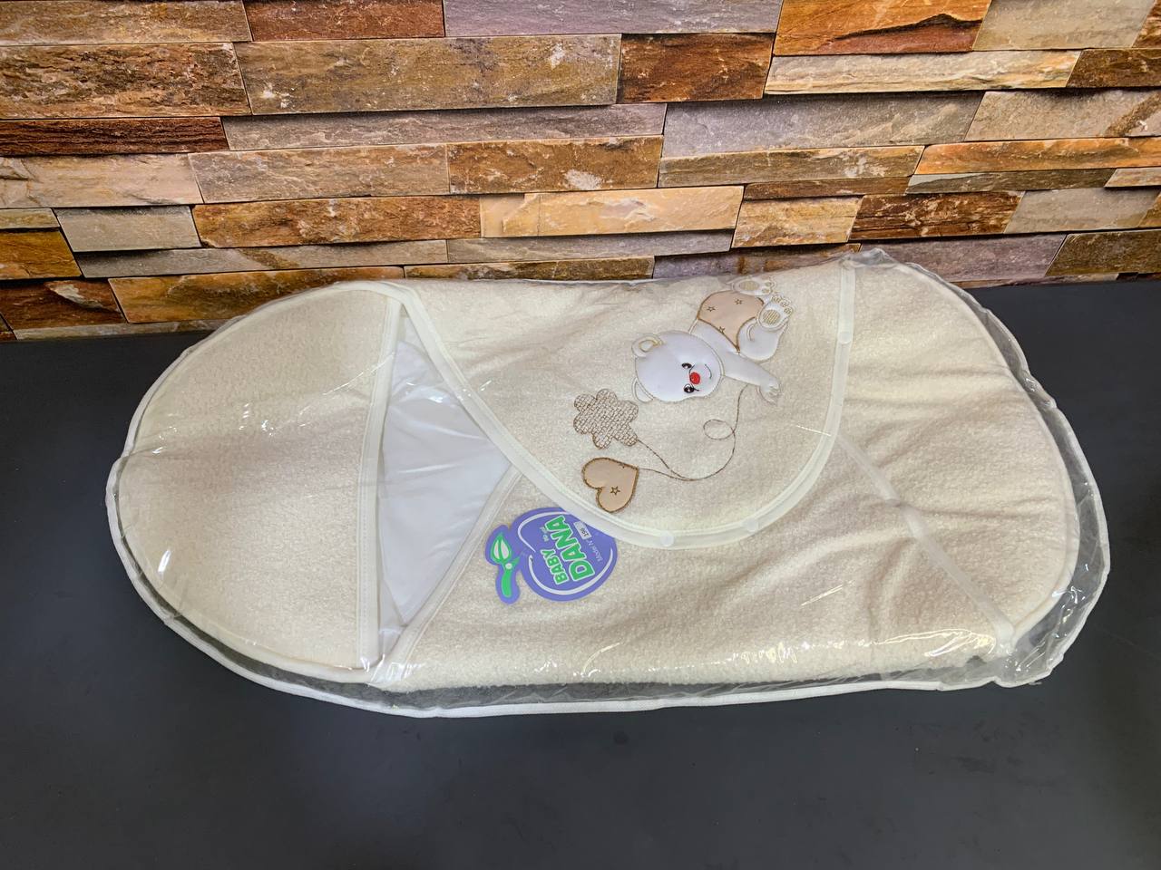 بطانية قماط دافئة وناعمة لحديثي الولادة بغطاء رأس - Gigoteuse d'Emmaillotage Chaude et Douce pour Nouveau-né avec Capuche