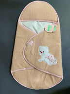 بطانية قماط دافئة وناعمة لحديثي الولادة بغطاء رأس - Gigoteuse d'Emmaillotage Chaude et Douce pour Nouveau-né avec Capuche