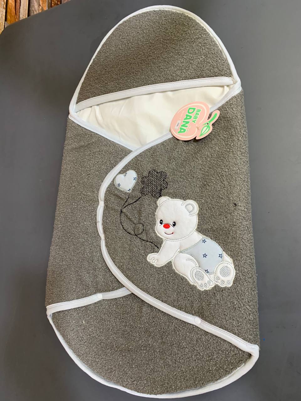 بطانية قماط دافئة وناعمة لحديثي الولادة بغطاء رأس - Gigoteuse d'Emmaillotage Chaude et Douce pour Nouveau-né avec Capuche