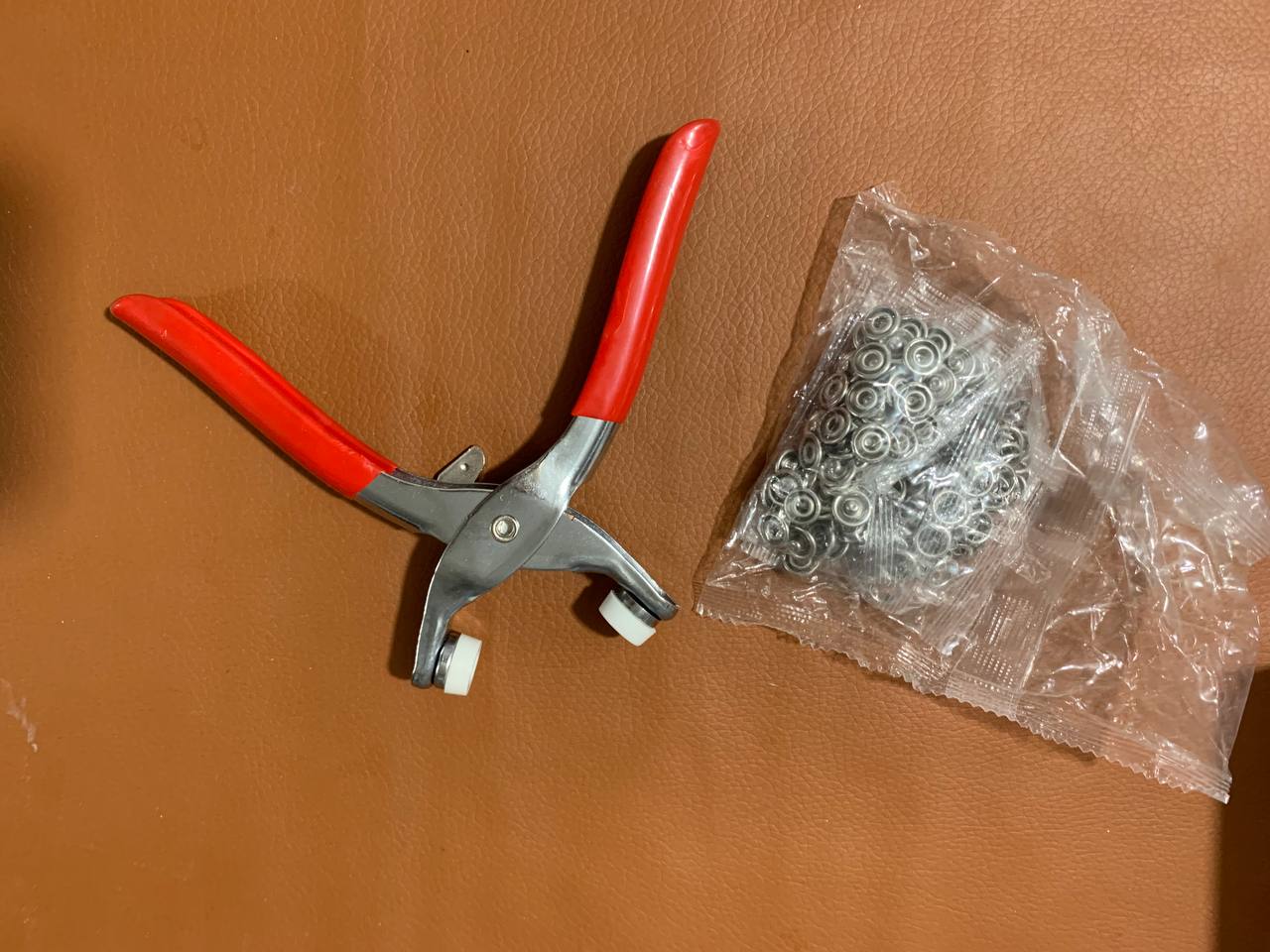 كماشة أزرار كبس معدنية 9.5 مم مع 50 طقم أزرار نحاسية | Quickdz Shop - Pince à Boutons Pression Métal 9.5mm avec 50 Kits Cuivre | Quickdz Shop