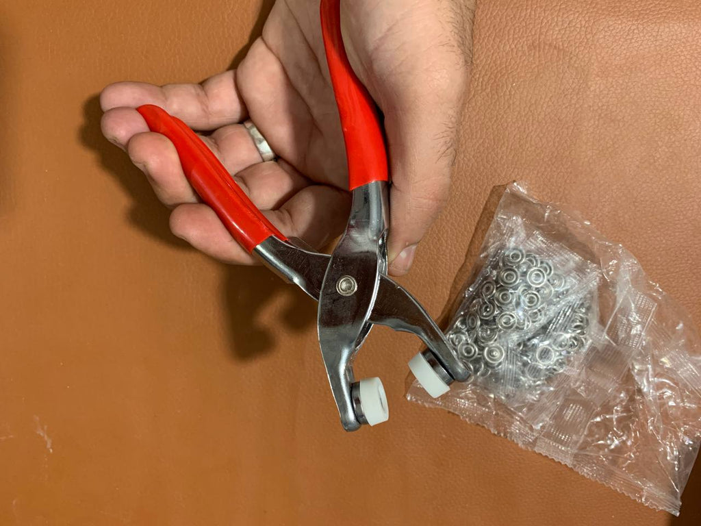 كماشة أزرار كبس معدنية 9.5 مم مع 50 طقم أزرار نحاسية | Quickdz Shop - Pince à Boutons Pression Métal 9.5mm avec 50 Kits Cuivre | Quickdz Shop