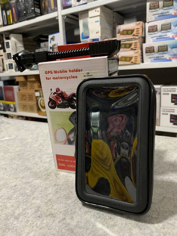 حامل هاتف احترافي مقاوم للماء وقابل للدوران 360 درجة لمقود الدراجة النارية - Support de téléphone Professionnel pour Le Guidon de Moto Imperméable et Rotative 360°