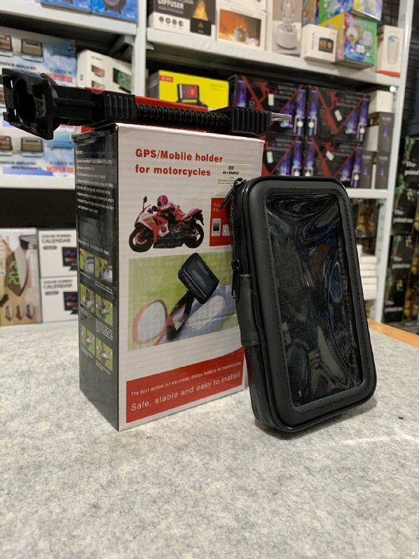 حامل هاتف احترافي مقاوم للماء وقابل للدوران 360 درجة لمقود الدراجة النارية - Support de téléphone Professionnel pour Le Guidon de Moto Imperméable et Rotative 360°