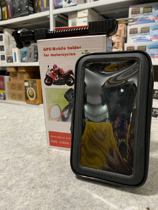 حامل هاتف احترافي مقاوم للماء وقابل للدوران 360 درجة لمقود الدراجة النارية - Support de téléphone Professionnel pour Le Guidon de Moto Imperméable et Rotative 360°