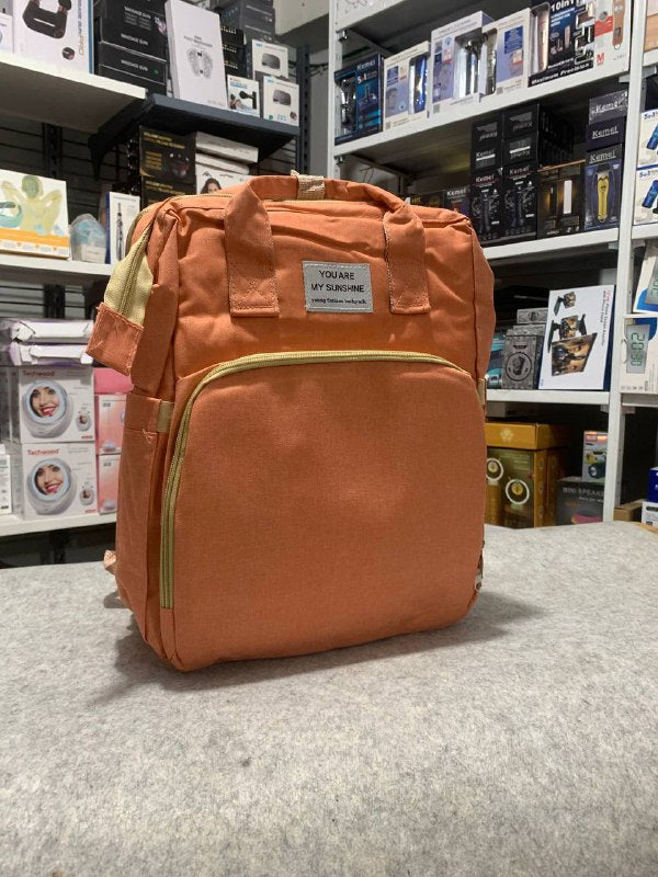 حقيبة حفاضات وسرير أطفال 3 في 1 قابلة للطي - Sac à dos à langer 3-en-1 pliable avec lit bébé