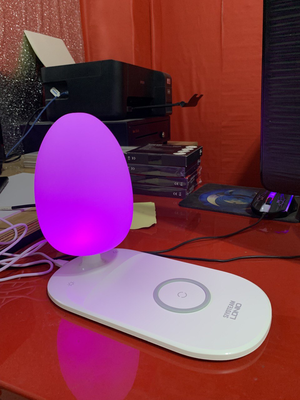 شاحن لاسلكي LDNIO Y3 مع مصباح ليلي 15W - Chargeur Sans Fil LDNIO Y3 avec Veilleuse 15W