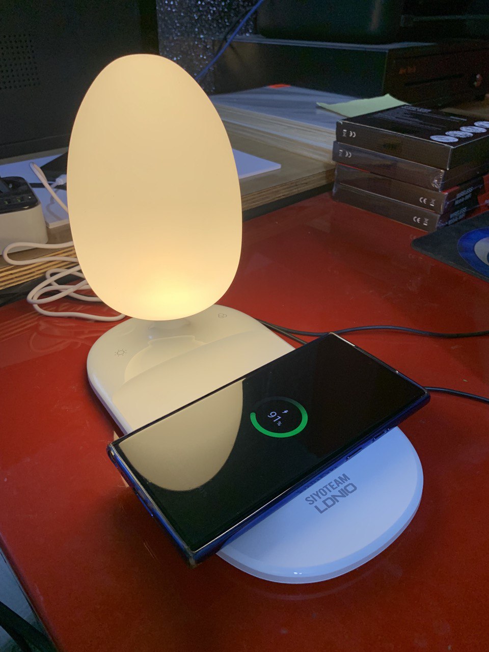 شاحن لاسلكي LDNIO Y3 مع مصباح ليلي 15W - Chargeur Sans Fil LDNIO Y3 avec Veilleuse 15W