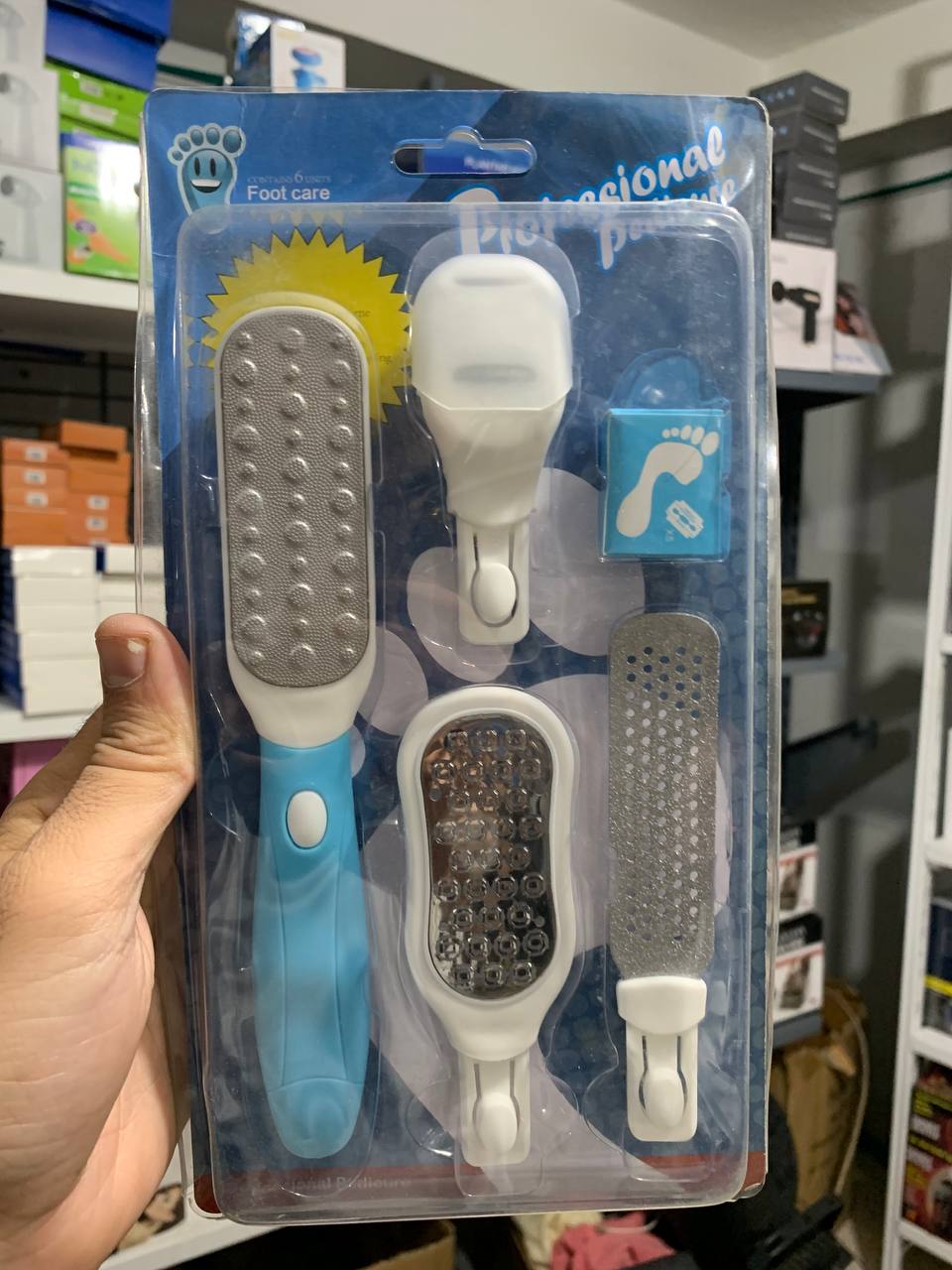 مجموعة 5 قطع مبرد قدم احترافي SUGIFT - Kit Pédicure Professionnel 5 Pièces SUGIFT