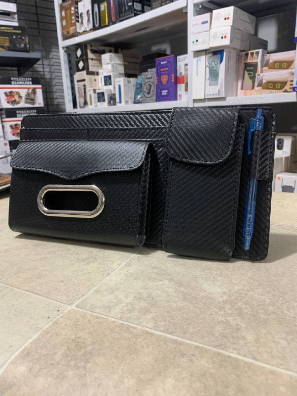 منظم حاجب شمس السيارة متعدد الوظائف من Quickdz Shop - Organisateur Pare-Soleil Voiture Universel Quickdz Shop avec Étui à Lunettes