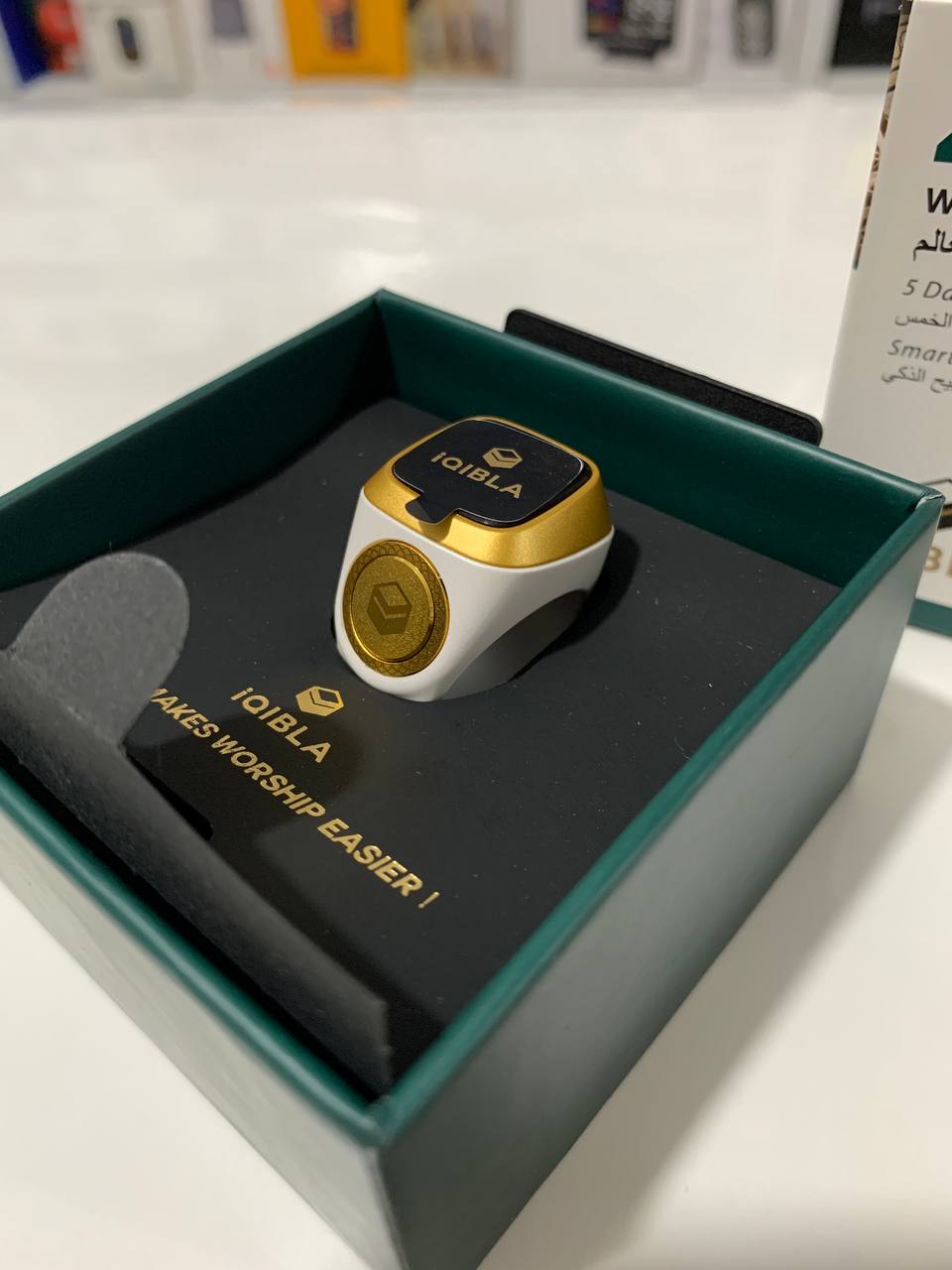 خاتم التسبيح الذكي Zikr1 IQIBLA - عداد إلكتروني بلوتوث - Bague de Tasbih Intelligente Zikr1 IQIBLA - Compteur Électronique Bluetooth