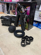 مجموعة تقوية قبضة اليد (5 قطع) - مدرب الساعد والأصابع - Kit de Renforcement Poignée Main (5 Pcs) - Entraîneur Avant-Bras & Doigts