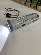 مصباح كشاف LED شمسي قابل للشحن USB SH-189-2 - Lampe Torche LED Solaire Rechargeable USB SH-189-2