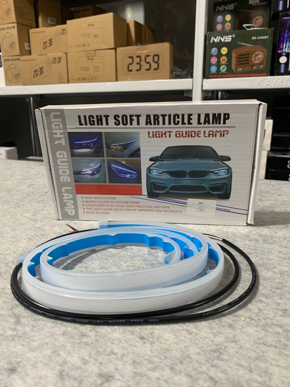 أضواء نهارية LED ومؤشر انعطاف للسيارة 60 سم (قطعتين) - Feux de Jour LED & Clignotants Voiture 60cm (2 Pièces)