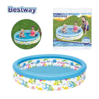 مسبح دائري قابل للنفخ للأطفال 1.02x0.25 متر Bestway 51008 - Piscine Gonflable Ronde Enfants 1.02x0.25m Bestway 51008