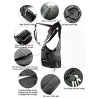 حقيبة كتف تحت الذراع ضد السرقة متعددة الجيوب بتصميم أنيق للسفر اليومي - Sacoche Sous-Bras Anti-Vol Multi-Poche Design Élégant pour Voyage Quotidien