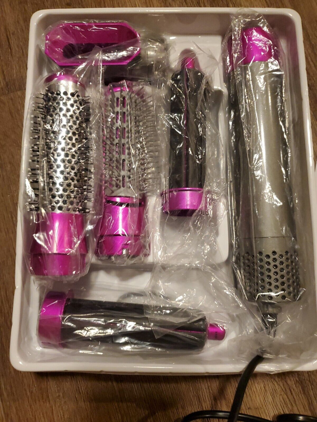 فرشاة تصفيف الشعر 5 في 1 | سشوار ومصفف هوائي - Brosse Coiffante Sèche-cheveux 5-en-1 Air Chaud Premium