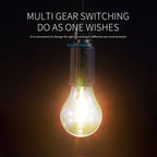 مصباح تخييم LED محمول Quickdz Shop، قابل لإعادة الشحن، مقاوم للماء، 3 أوضاع إضاءة T01 - Lampe de Camping LED Portable Quickdz Shop Rechargeable Étanche 3 Modes T01