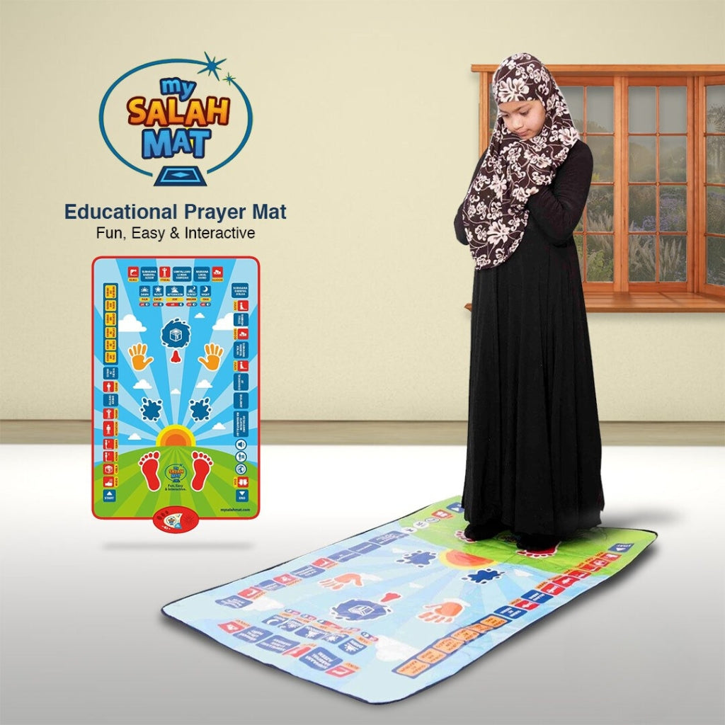 سجادة صلاة تعليمية للأطفال My Salah Mat - Tapis de Prière Éducatif My Salah Mat pour Enfants