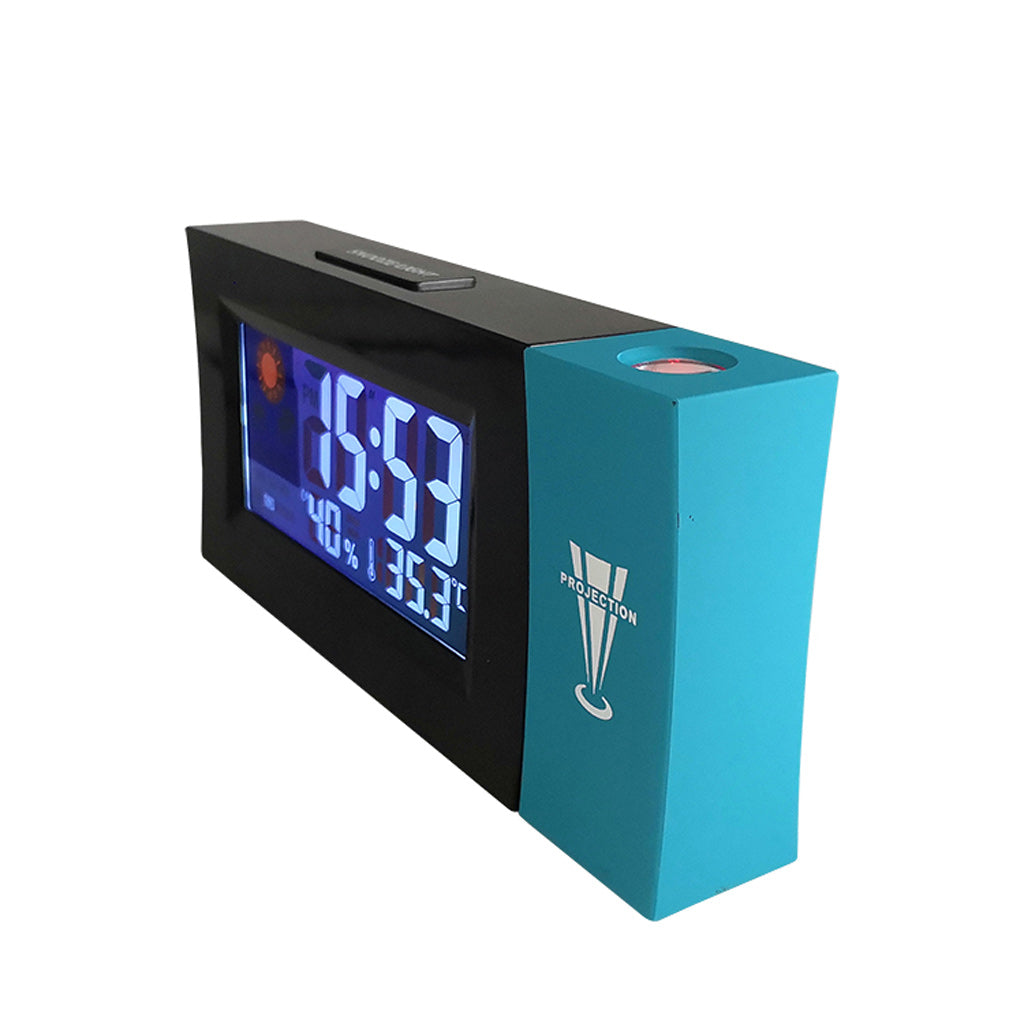 منبه رقمي إسقاطي LCD ملون مع غفوة وزاوية قابلة للتعديل - Réveil Numérique Projecteur LCD Couleur, Snooze, Angle 180°