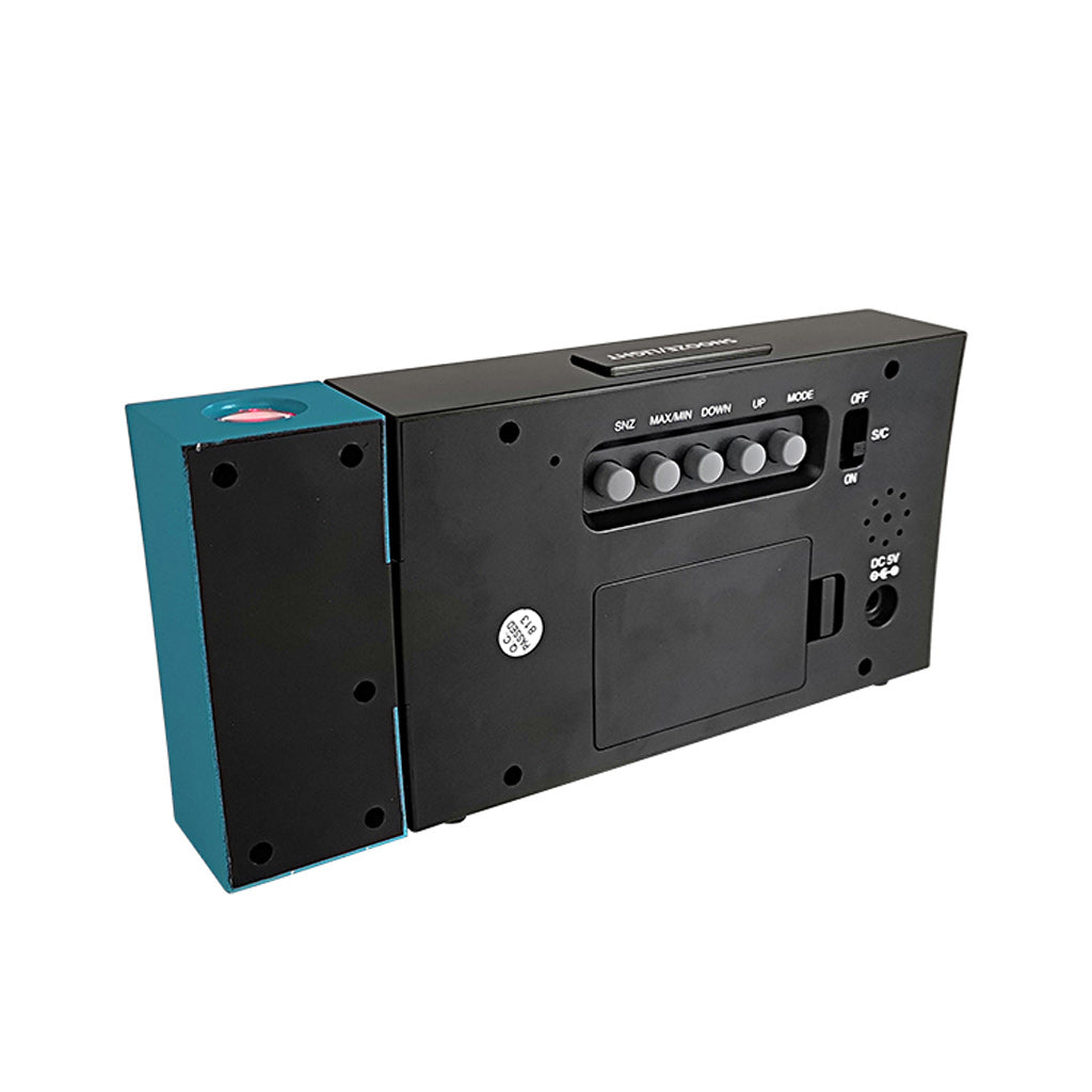 منبه رقمي إسقاطي LCD ملون مع غفوة وزاوية قابلة للتعديل - Réveil Numérique Projecteur LCD Couleur, Snooze, Angle 180°