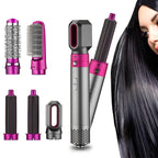 فرشاة تصفيف الشعر 5 في 1 | سشوار ومصفف هوائي - Brosse Coiffante Sèche-cheveux 5-en-1 Air Chaud Premium
