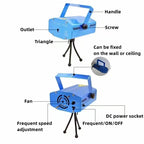 Projecteur de lumières laser LED RG stroboscopique à commande vocale 3 modes
