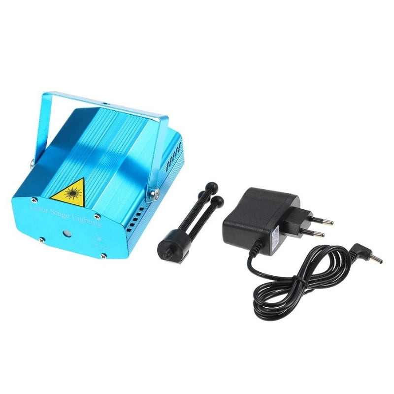 Projecteur de lumières laser LED RG stroboscopique à commande vocale 3 modes