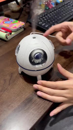 مرطب هواء كهربائي بتصميم مركبة فضائية مع إضاءة LED - Humidificateur d'air électrique Spacecraft avec lumière LED